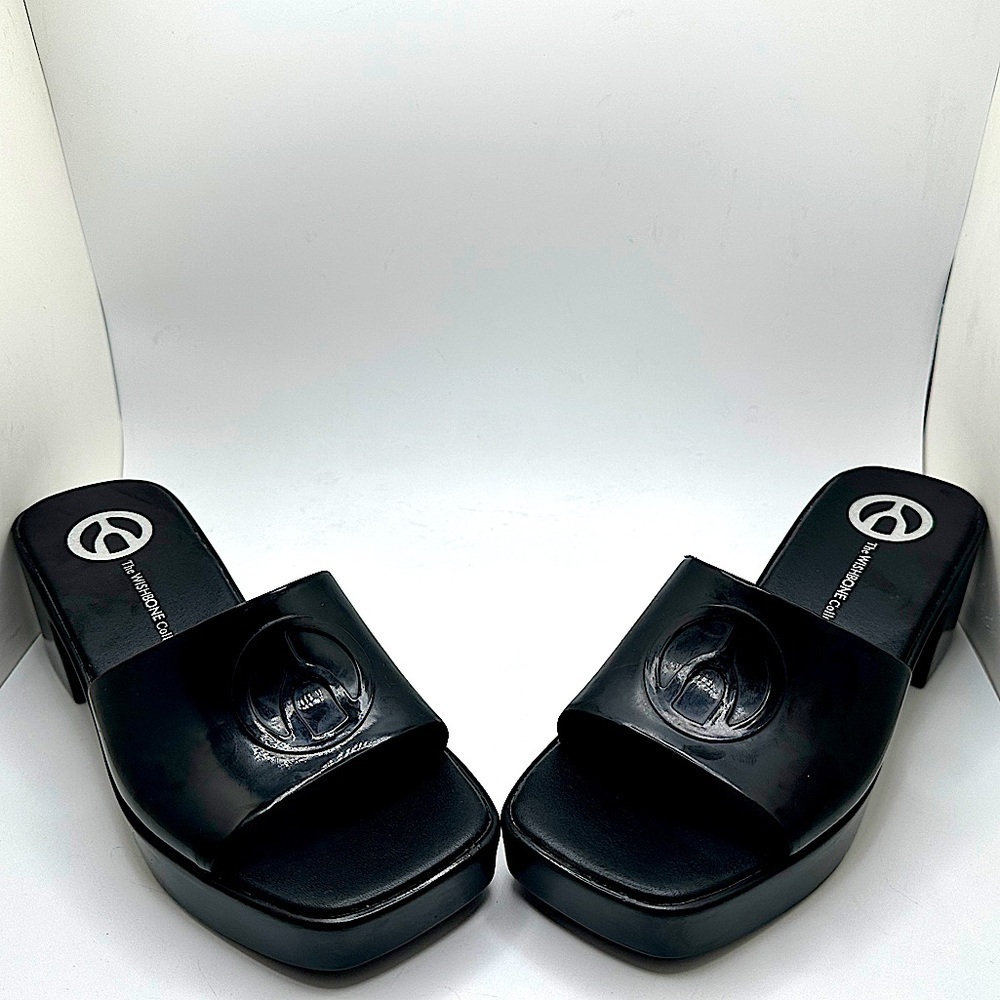 WISHBONE - Leslie heeled mules size US 6 - Picture 5 of 15